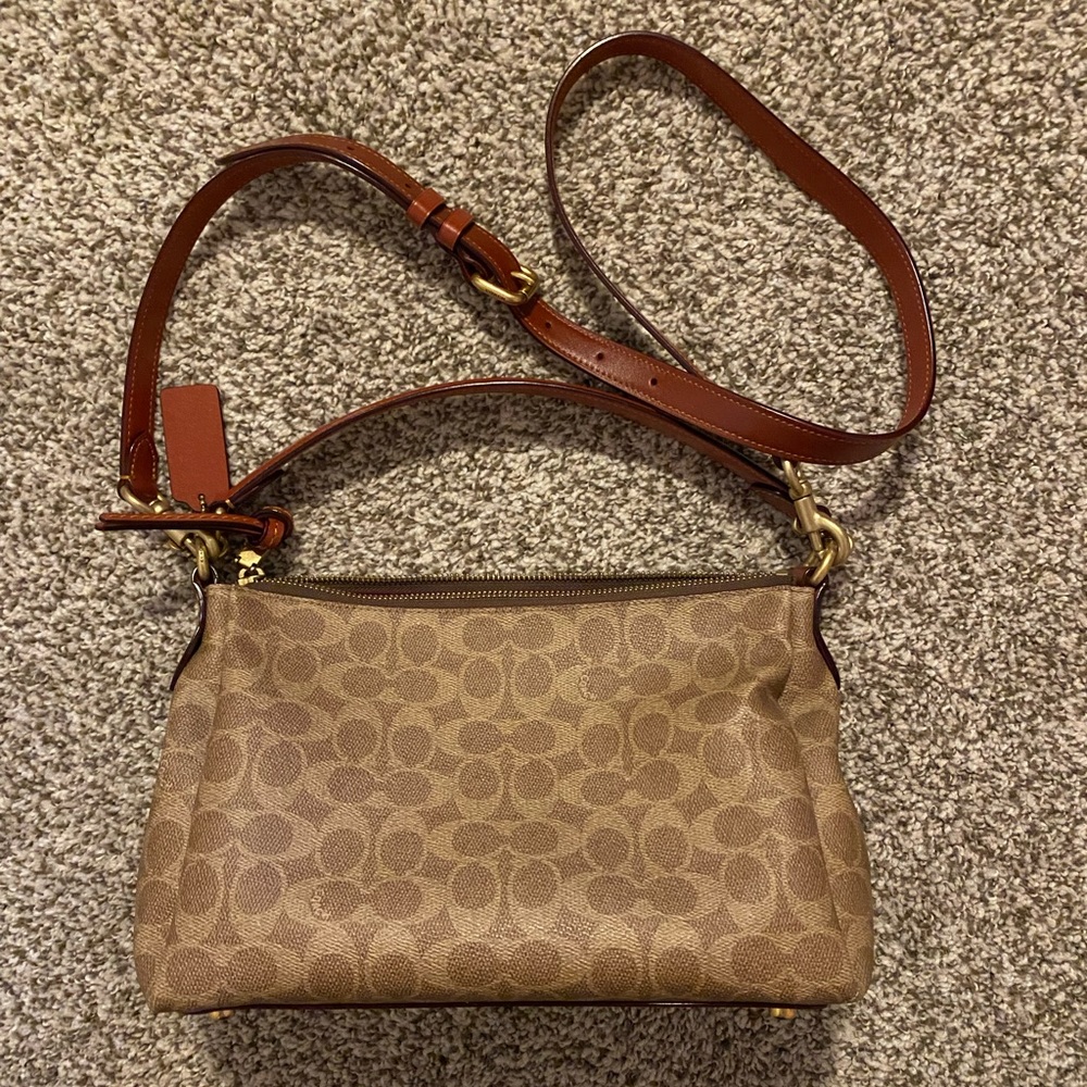Tan Coach Purse